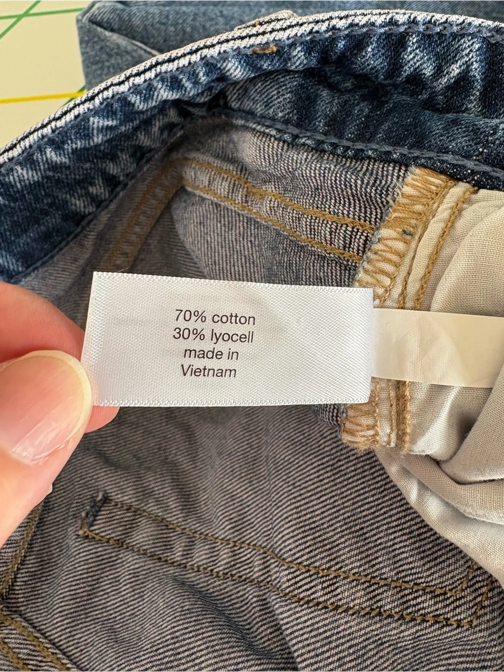 Lane Bryant Denim Wide Leg Jeans Size 18S Medium Blue Wash Clean Girl Minimalist - Picture 5 of 10